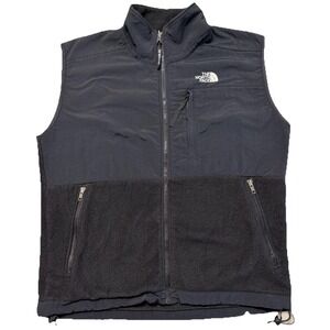 The North Face Denali Vest Womens Medium Black Polartec Fleece Full Zip Jacket